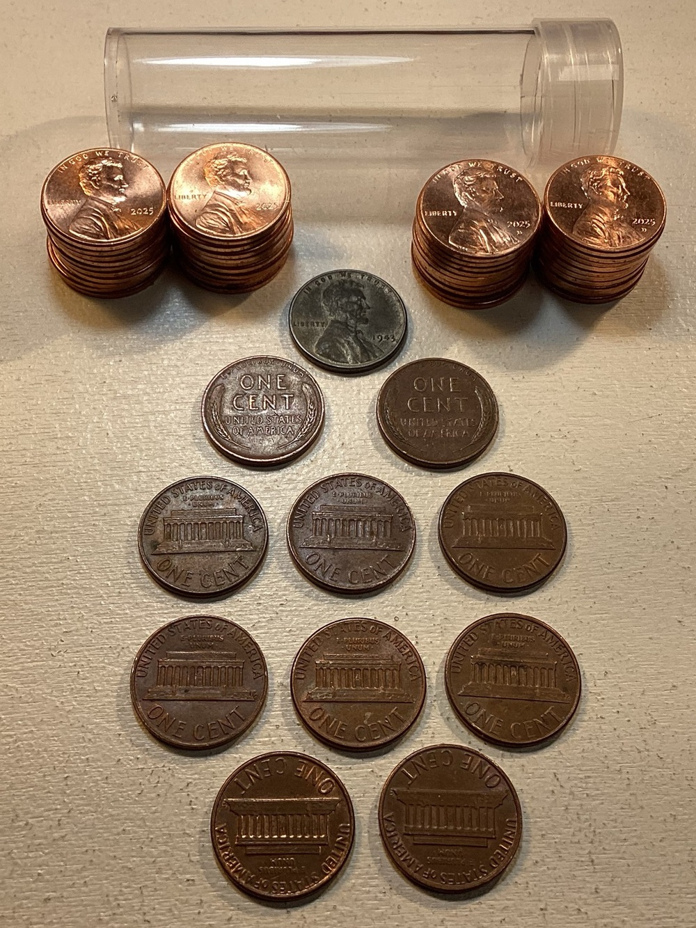 🟤 Vintage & Collectible - 2025 Pennies / 1943 Steel & Treasure Hunt - Unique